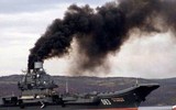 [ẢNH] Đô đốc Kuznetsov sau nâng cấp vẫn khó thoát cảnh phun khói mù mịt