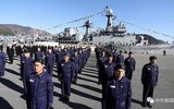 [ẢNH] Hàn Quốc chuyển giao tàu Yeosu cho Việt Nam ngay tại Lễ duyệt binh