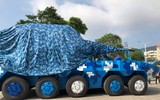 [ẢNH] Hệ thống pháo phòng không - phòng thủ bờ biển tự hành kỳ lạ của Trung Quốc