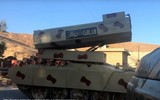 [ẢNH] Pháo phản lực khủng khiếp nhất thế giới của Syria tiếp tục trút bão lửa lên đầu phiến quân