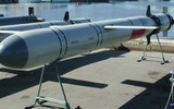 [ẢNH] Hình ảnh tên lửa hành trình đối đất phóng từ tàu ngầm 3M-14E
