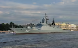 [ẢNH] Kinh ngạc khi chiến hạm Nga dùng tên lửa phòng không diệt mục tiêu... mặt nước