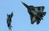 [ẢNH] Tiêm kích tàng hình Su-57 đã âm thầm thử nghiệm tên lửa Kh-47M2 Kinzhal tại Syria?