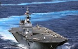 [ẢNH] Trung Quốc lo ngại khi Nhật Bản chính thức có tàu sân bay đầu tiên từ sau thế chiến