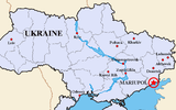 [ẢNH] Xe tăng Ukraine rầm rập tiến về cảng Mariupol khi căng thẳng gia tăng