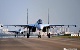 [ẢNH] Trung Quốc để lộ vị trí triển khai tiêm kích Su-35SK tại chiến khu Nam