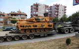 [ẢNH] Xe tăng Thổ Nhĩ Kỳ ào ạt tiến vào Idlib khi căng thẳng gia tăng