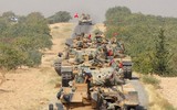 [ẢNH] Xe tăng Thổ Nhĩ Kỳ ào ạt tiến vào Idlib khi căng thẳng gia tăng