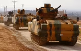 [ẢNH] Xe tăng Thổ Nhĩ Kỳ ào ạt tiến vào Idlib khi căng thẳng gia tăng