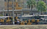 [ẢNH] Xe tăng Thổ Nhĩ Kỳ ào ạt tiến vào Idlib khi căng thẳng gia tăng