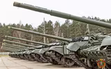 [ẢNH] Nga cấp tốc tăng cường xe tăng T-72B3 tới biên giới Ukraine trong tình hình nóng