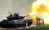 [ẢNH] Nga cấp tốc tăng cường xe tăng T-72B3 tới biên giới Ukraine trong tình hình nóng
