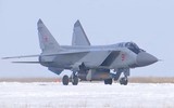 [ẢNH] MiG-31 mang tên lửa Kinzhal lắp đầu đạn hạt nhân tuần tra biển Đen, Ukraine 