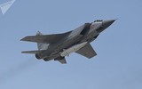 [ẢNH] MiG-31 mang tên lửa Kinzhal lắp đầu đạn hạt nhân tuần tra biển Đen, Ukraine 