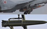 [ẢNH] MiG-31 mang tên lửa Kinzhal lắp đầu đạn hạt nhân tuần tra biển Đen, Ukraine 