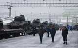 [ẢNH] Quân cảnh Nga phục hồi xe tăng T-34-85 bị Syria bỏ lại chiến trường từ năm 1973