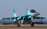 [ẢNH] Sự cố nghiêm trọng gây thiệt hại lớn cho Nga: Hai chiến đấu cơ Su-34 đâm nhau trên không