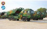 [ẢNH] Galil ACE 32 Việt Nam và QBZ-97B Trung Quốc song hành trong lễ duyệt binh của Lào