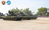 [ẢNH] Galil ACE 32 Việt Nam và QBZ-97B Trung Quốc song hành trong lễ duyệt binh của Lào