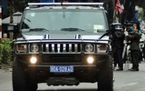 [ẢNH] Công an Hà Nội dùng Hummer chống đạn bảo vệ Hội nghị thượng đỉnh Mỹ - Triều Tiên