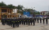 [ẢNH] Cảnh sát Cơ động triển khai xe bọc thép Shinjeong S5 bảo vệ ga Đồng Đăng