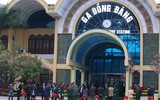 [ẢNH] Cảnh sát Cơ động triển khai xe bọc thép Shinjeong S5 bảo vệ ga Đồng Đăng