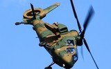 [ẢNH] Phi đội trực thăng OH-1 Ninja Nhật Bản quay lại bầu trời sau...4 năm nằm đất