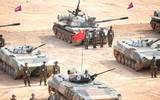 [ẢNH] Xe tăng T-55 nâng cấp cực mạnh của Campuchia tham gia tập trận cùng Trung Quốc
