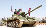 [ẢNH] Xe tăng T-55 nâng cấp cực mạnh của Campuchia tham gia tập trận cùng Trung Quốc