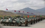[ẢNH] Xe tăng T-55 nâng cấp cực mạnh của Campuchia tham gia tập trận cùng Trung Quốc