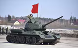 [ẢNH] Quân cảnh Nga phục hồi xe tăng T-34-85 bị Syria bỏ lại chiến trường từ năm 1973