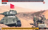 [ẢNH] Quân cảnh Nga phục hồi xe tăng T-34-85 bị Syria bỏ lại chiến trường từ năm 1973