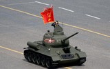 [ẢNH] Quân cảnh Nga phục hồi xe tăng T-34-85 bị Syria bỏ lại chiến trường từ năm 1973
