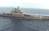 [ẢNH] Tàu sân bay Đô đốc Kuznetsov chuẩn bị 