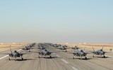 [ẢNH] Su-57 Nga biểu dương lực lượng hoành tráng nhưng vẫn... kém xa Mỹ