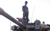 [ẢNH] Quân đội chính phủ Syria khoe dàn xe tăng T-90 cực mạnh
