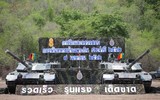 [ẢNH] Lục quân Thái Lan tập trận quy mô lớn, khoe sức mạnh xe tăng 