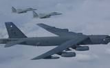 [ẢNH] Oanh tạc cơ B-52H Mỹ đối đầu tên lửa phòng không S-400 Nga: Ai sẽ chiến thắng?