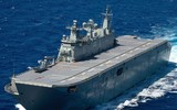 [ẢNH] Siêu tàu đổ bộ tấn công Australia sắp thăm Việt Nam mạnh đến mức nào?