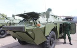 [ẢNH] Thiết giáp BRDM-2M biểu diễn tính năng trước tùy viên quân sự Việt Nam tại Nga