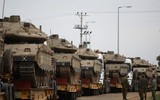 [ẢNH] Xe tăng Israel bất ngờ vượt cao nguyên Golan, quân đội Syria báo động khẩn cấp