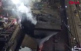 [ẢNH] Thiệt hại đối với tàu sân bay Thổ Nhĩ Kỳ sau khi hứng chịu hỏa hoạn