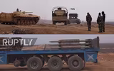 [ẢNH] Quân đội Syria đánh phá ác liệt Bắc Lattakia bằng rocket tự chế Golan