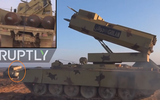 [ẢNH] Quân đội Syria đánh phá ác liệt Bắc Lattakia bằng rocket tự chế Golan