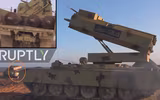 [ẢNH] Quân đội Syria đánh phá ác liệt Bắc Lattakia bằng rocket tự chế Golan