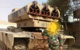 [ẢNH] Quân đội Syria đánh phá ác liệt Bắc Lattakia bằng rocket tự chế Golan