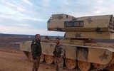 [ẢNH] Quân đội Syria đánh phá ác liệt Bắc Lattakia bằng rocket tự chế Golan
