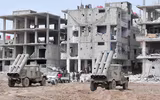 [ẢNH] Quân đội Syria đánh phá ác liệt Bắc Lattakia bằng rocket tự chế Golan