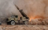 [ẢNH] Quân đội Syria đánh phá ác liệt Bắc Lattakia bằng rocket tự chế Golan