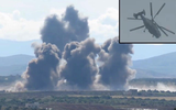 [ẢNH] Chỉ có ở Syria: Trực thăng săn ngầm Ka-28 ném bom tấn công mặt đất